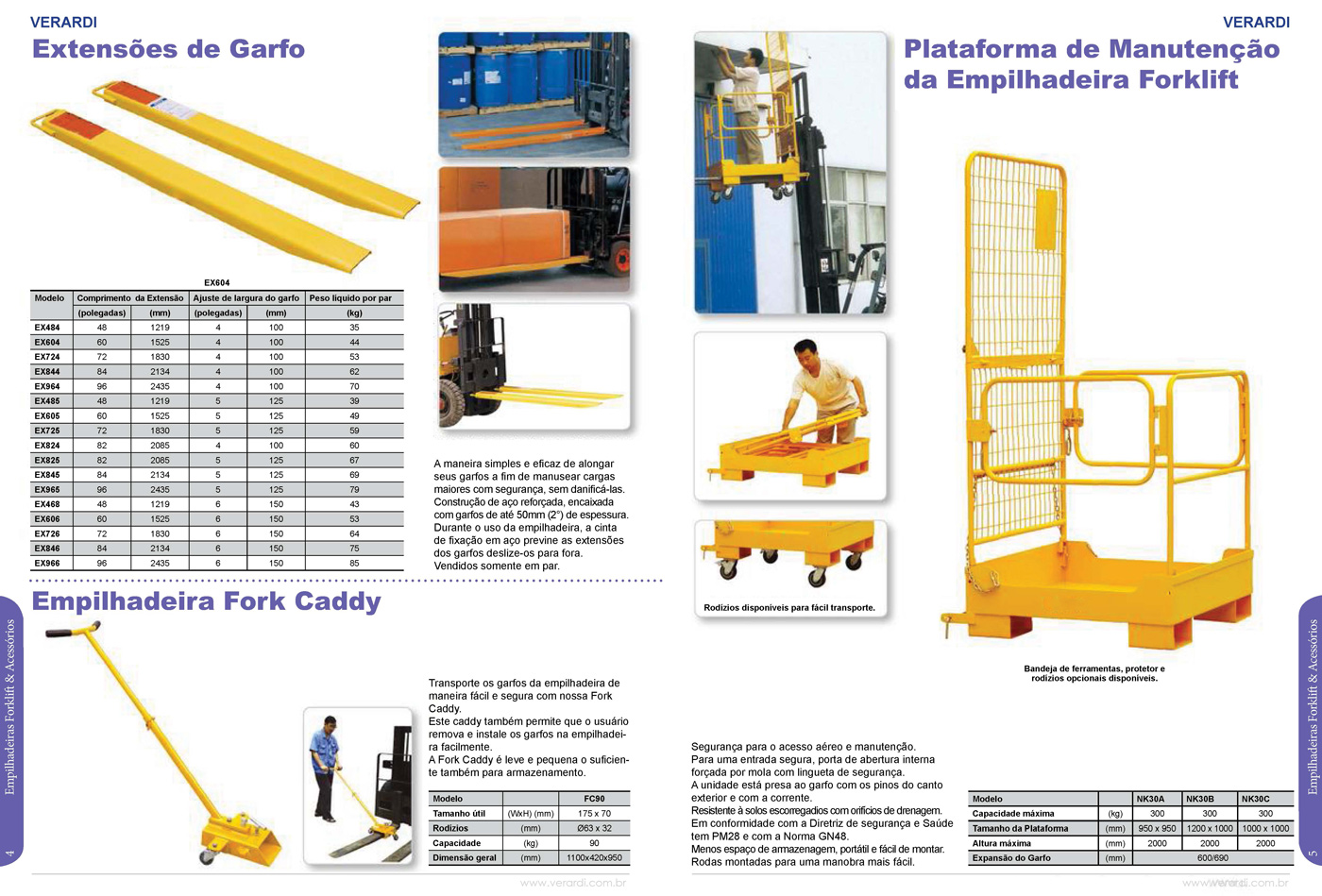 Empilhadeira Manual e Elétrica